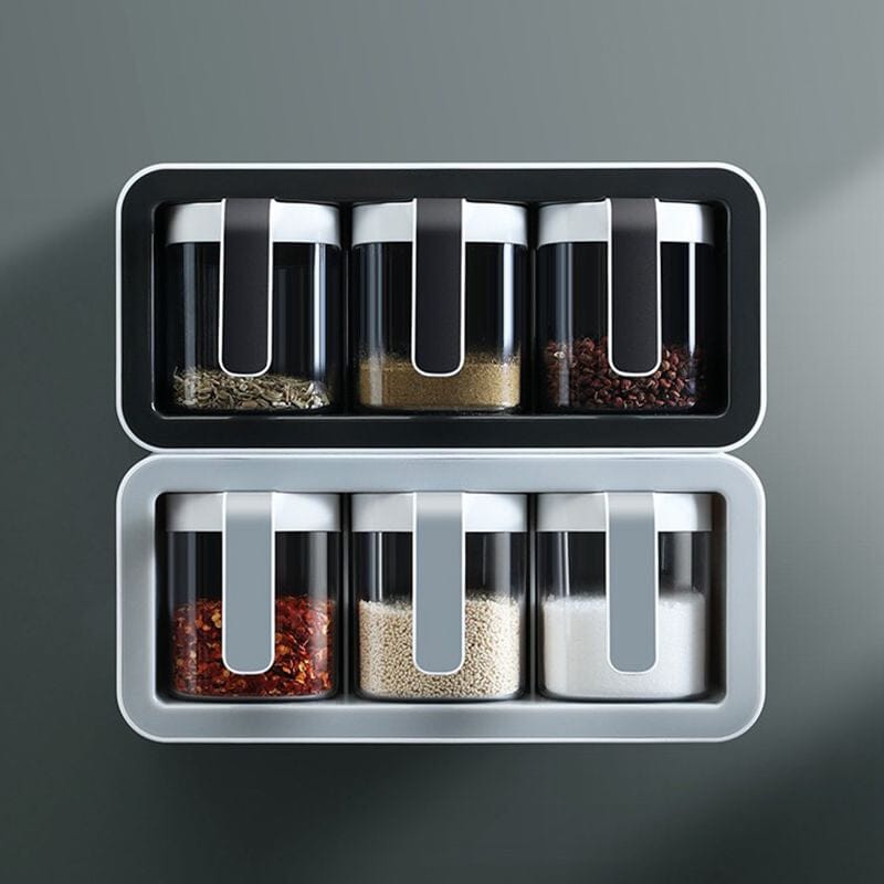 No-Hole Wall-Mounted Spice Box