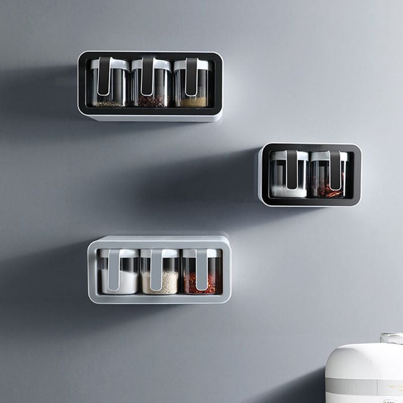 No-Hole Wall-Mounted Spice Box