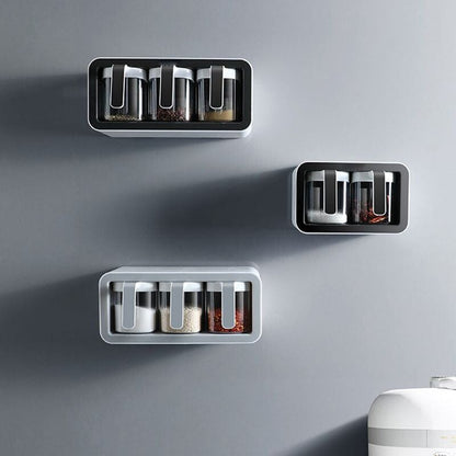 No-Hole Wall-Mounted Spice Box