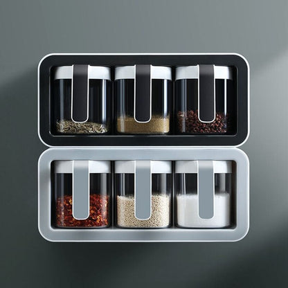 No-Hole Wall-Mounted Spice Box