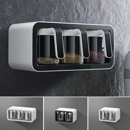 No-Hole Wall-Mounted Spice Box