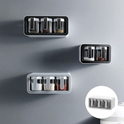 No-Hole Wall-Mounted Spice Box